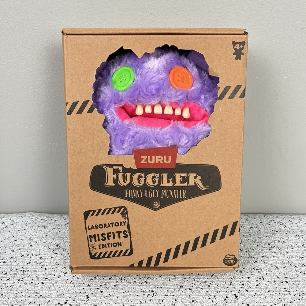 Spin Master Zuru Fuggler Laboratory Misfits Edition Purple Plush Toy